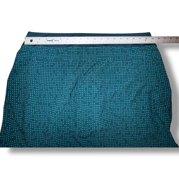 NIKE GOLF TOUR PERFORMANCE Dri-Fit Skort - XL Teal / Green Polka Dot - Picture 6 of 12